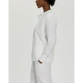 thumbnail image 3 of Landau Veste de Blouse Médicale pour Femmes à 4 Poches : Coupe Classique Décontractée, Col Rond, Boutons Pression devant et Poignets en Tricot 7525, 3 of 5