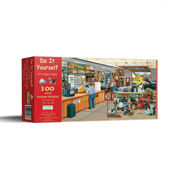 SUNSOUT INC - Do It Yourself - 300 pc Jigsaw Puzzle by Artist: Ken Zylla - Finished Size 16" x 26" - MPN# 39968