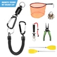 thumbnail image 3 of Homgeek Fly Fishing Magnetic Net Release Holder Fishing Lanyard Magnetic Keeper Magnet Clip Landing Net Connector, 3 of 7