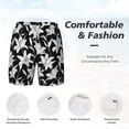 thumbnail image 5 of Balery Lilies Flowers Mens Swim Trunks Swim Shorts for Men Quick Dry Inseam Beach Shorts with Compression Liner Pocket-X-Large, 5 of 9