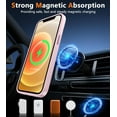 thumbnail image 3 of for iPhone 12 Phone Case: Magnetic Matte Textured Military Grade Drop Protection Translucent Cell Phone Cover - Slim Rugged Durable Shockproof Protective Bumper Cases- 6.1 inches, 3 of 14