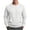 White, variant on Mens Sweatshirt Zaewscy Men Long Sleeve Solid Round Neck Pocket Sport Sweatshirts White XL