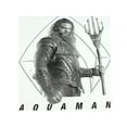 thumbnail image 3 of DC Comics Justice League Aquaman Juniors White T-Shirt (Medium), 3 of 4