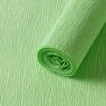 thumbnail image 1 of XmhyTop-A 2 rollos de papel crepé de 250 x 50 cm, ideal para decoración de fiestas, manualidades y suministros para fiestas, color verde claro., 1 of 5