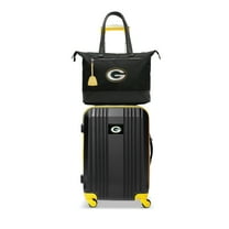 MOJO Green Bay Packers Premium Laptop Tote Bag and Luggage Set
