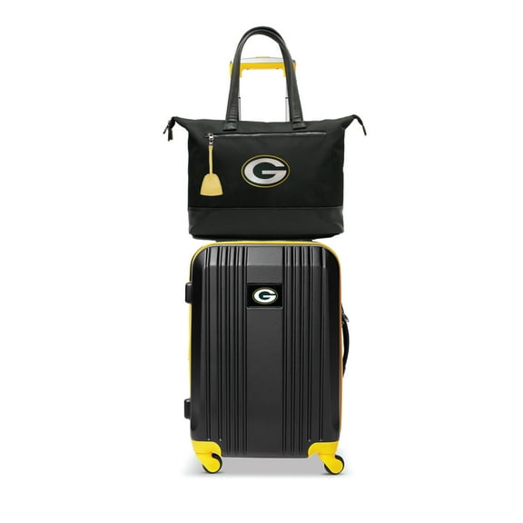 MOJO Green Bay Packers Premium Laptop Tote Bag and Luggage Set