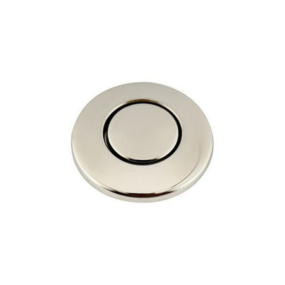 InSinkErator STC-PN Interrupteur de Dessus d'Évier Bouton-Poussoir en Nickel Poli