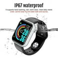 thumbnail image 3 of PENGXIANG X Montre Intelligente Étanche Bluetooth Montre Intelligente Moniteur de Pression Artérielle Fréquence Cardiaque Bracelet pour iOS Android Noir, 3 of 11