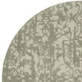 thumbnail image 5 of SAFAVIEH Restoration Vintage Alannah Floral Wool Area Rug, Light Sage/Grey, 6' x 6' Round, 5 of 7