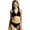 A92 Black, variant on Girls Bikini Set Teen Swimsuits 2 Piece Summer Vacation Beach Bathing Suits Featuring Knotted Halter Top and Matching Briefs Size 8-14
