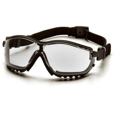 

Pyramex V2G Safety Glasses - Clear Lens with Black Frame (4 Count) MS-97220
