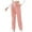 Pink, variant on Aueoeo Women's High Waisted Sweatpants Workout Active Joggers Pants Drawstring Baggy Lounge Pants