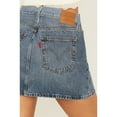 thumbnail image 4 of Levi's Women's Icon Medium Wash Two-Tone Denim Western Mini Skirt - 001VJ-0001 30, 4 of 4