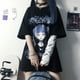 thumbnail image 4 of Camiseta Harajuku gótica para mujer, Camiseta holgada estética Punk oscura Grunge, camisetas góticas para mujer, ropa de calle Y2k, 4 of 5
