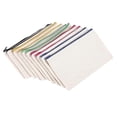thumbnail image 2 of 10Pcs Canvas Makeup Bags Canvas Zipper Pouch Bags Pencil Case DIY Craft Bags for Travel DIY Craft S, 2 of 5