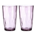 thumbnail image 1 of Uxcell Vasos de acrílico de 17oz, 2Pack, vasos reutilizables de plástico para el hogar y al aire libre, púrpura, 1 of 7