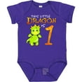 thumbnail image 3 of Inktastic Dragon 1st Birthday Turning One Boys or Girls Baby Bodysuit, 3 of 5
