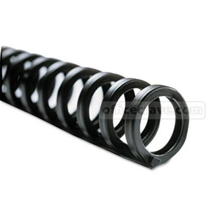- ProClick Easy Edit Spines, .63 in. Diameter, 110 Sheet Capacity, Black, 100 Per Box