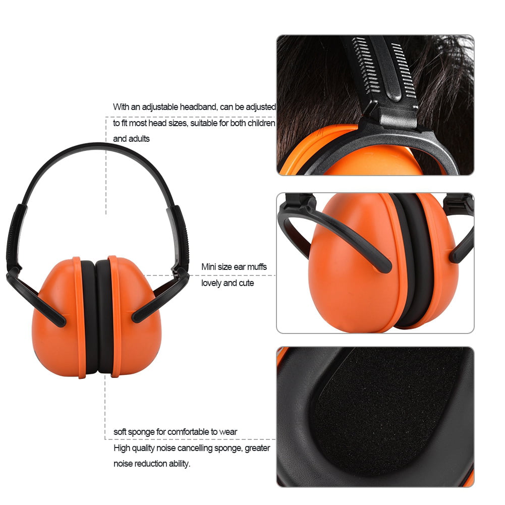 3M 1436 Folding Earmuffs Hearing Protection Soundproof Sleep Study Industrial 