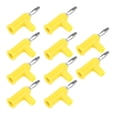 thumbnail image 4 of Stackable 10pcs Stackable Banana Plug 4mm/0.2in Solderless Brass Standard Size Stackable Banana Connector for Security Accessories, 4 of 7