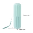 thumbnail image 2 of HIAKDOFT 4Pcs White Toothpaste Storage Box for Camping and Gym Use, 2 of 8