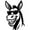 Donkey, variant on Ball Tatt Donkey Golf Ball Stamp Self-Inking Quick-Dry Waterproof Ball Marker Stamp