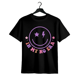 thumbnail image 1 of [Summer T-Shirt] Summer Fashion 1 Girls Short Sleeve T-Shirt | "In My No Era" Lettering Print, Relaxed Crew Neck, Polyester Knit Top, Slight Stretch, Regular Cut, Lettering, Stitching Details - Black, 1 of 6
