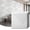 White, variant on 12-Pack Wall Panels 19.7" x 19.7", Black Slat Wall Panels for Living Room Wall Decor, Modern Black Wall Covering for & Office