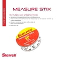 thumbnail image 2 of Cinta métrica Starrett Stix con reverso adhesivo de 2 m/6 pies SM66ME, 2 of 7