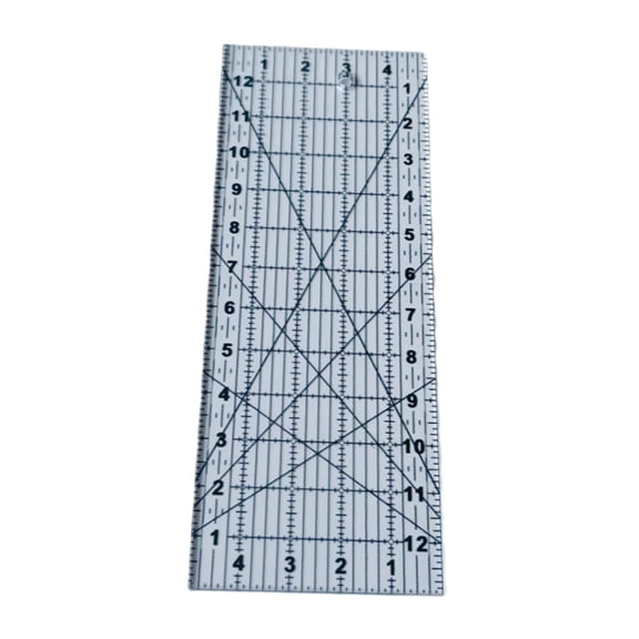 Quilting Template Acrylic Patchwork Sewing Ruler DIY Sewing Measure 5x13cm