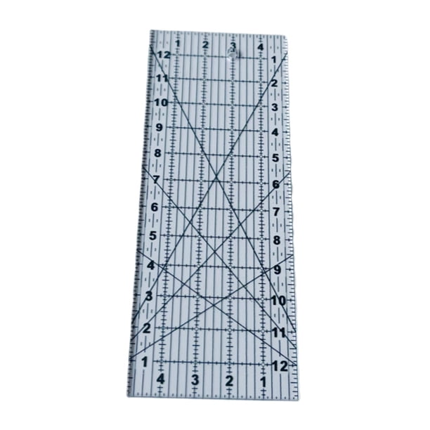 Plantilla de acolchado Acrí Mco de costura Regla Medida de Los 5x13cm Zulema Regla para acolchar patchwork