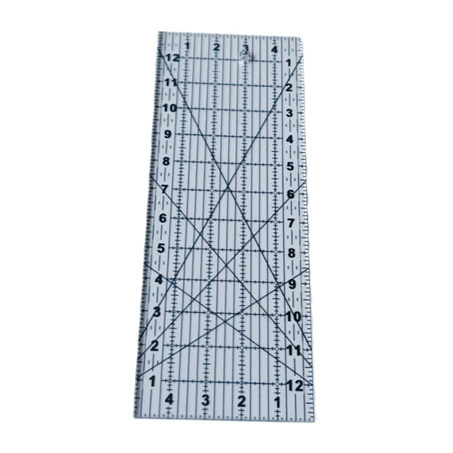 9inch Quilting Template Sewing Machine Domestic Templates DIY Quilting Ruler for Simple Clothing Pattern Design Accessories 5x13cm