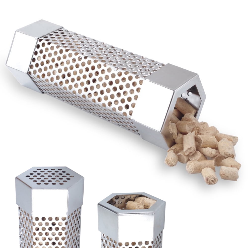 BBQ Premium Stainless Steel Wood Pellet Smoker Tube 6" for any Grill