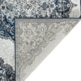 thumbnail image 6 of Luxee Designs Alexandria Collection – 2×3 ft – Medallion Area Rug – Bordered, High-Traffic, Pet-Friendly, Stain Resistance – Ivory Navy, 6 of 10
