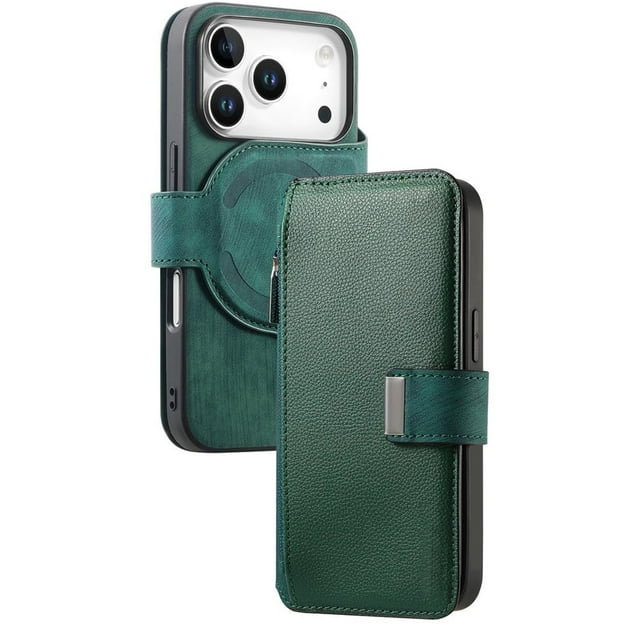 Case For IPhone 17 Pro Max/17 Pro/17 Air/17, PU Leather Shell With Card Slot RFID Blocking Holder Cover
