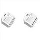 thumbnail image 2 of 2X Interruptor Wifi Inteligente Dual R3 Control de 2 Vías DIY MINI Interruptor Medición de Potencia Control de Voz de 2 Bandas Una Través de Alexa Home, 2 of 5