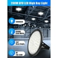 thumbnail image 2 of UFO LED High Bay Lights 200W 2 Packs,Super Bright 20000LM High Bay LED Shop Lights,6500K Daylight High Bay Light,Waterproof Shop Light,High Bay Lighting for Factory Warehouse Workshop, 2 of 7