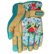The Pioneer Woman Ladies Goatskin Leather Glove, Sweet Rose Pattern, Large