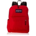 thumbnail image 1 of JanSport Superbreak Backpack - Lightweight School Pack, Red Tape, 1 of 15