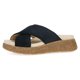 thumbnail image 1 of Sandalias Dansko Bridget Platform Slide de espuma viscoelástica negra, 1 of 6