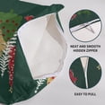 thumbnail image 6 of Green Christmas Pillow Covers 18x18 Set of 2 Red Gold White Xmas Tree Print Decorative Throw Pillows Outdoor Farmhouse Holiday Decoration Pillowcases Cushion Case Decor for Home Sofa Couch Bed, 6 of 6