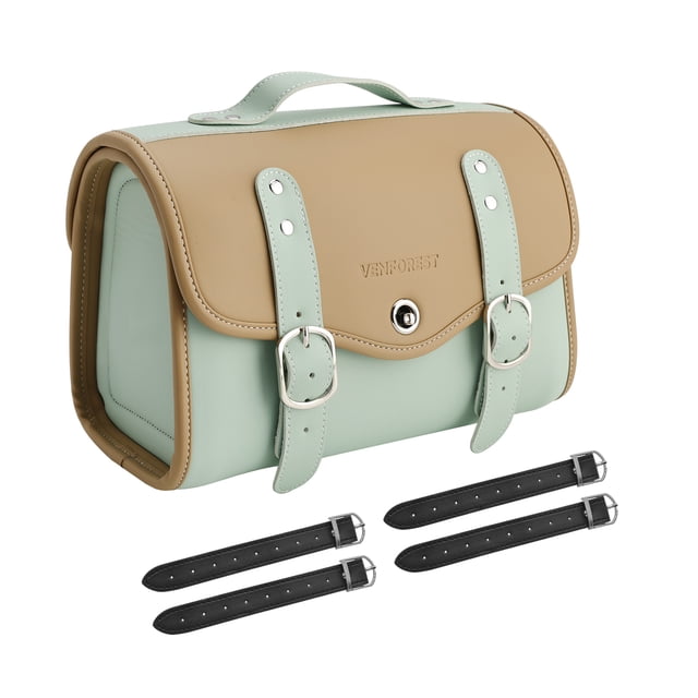 Sacoche Latérale Assortie, Sac de Rangement Vert pour Moto