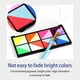 thumbnail image 4 of Juego de paleta de pintura de acuarela, cara profesional, tortas divididas, varios colores, 4 of 8