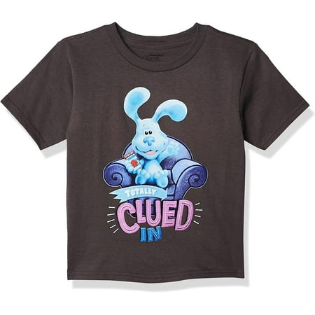 

Nickelodeon boys Blue s Clues & You Totally Clued in Toddler Boy T-shirt - Blue Josh Magenta T Shirt Charcoal 3T US