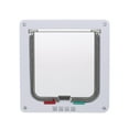thumbnail image 2 of Cat Door Pet Entry Ferromagnetic Pet Flap Door 4 Ways Locking Automatically Close for Kitty Small Dogs, 2 of 7