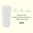 thumbnail image 4 of BISENKID 2 Pack Waterproof Cloth Diaper Cover Reusable Plastic Diaper Cover - Adjustable Outer Shell with 3 Pack Absorbent to Prevent Urine Blowouts for Baby Boy, Size 1 (7-17Pound), 4 of 8