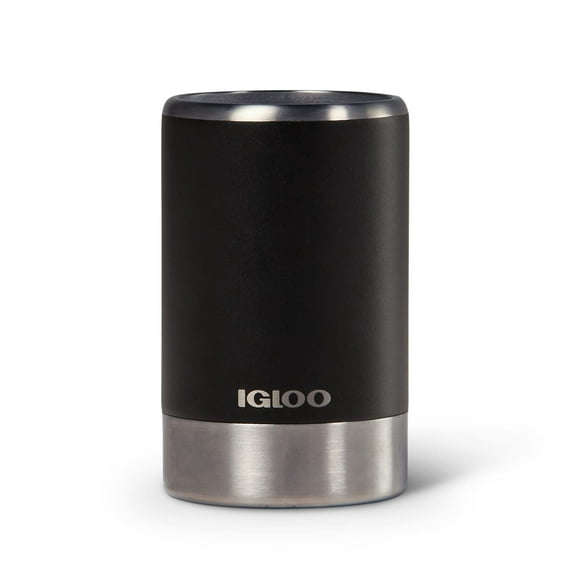 Igloo Manchon de Poubelle en Acier Inoxydable Noir 12 OZ (Standard)