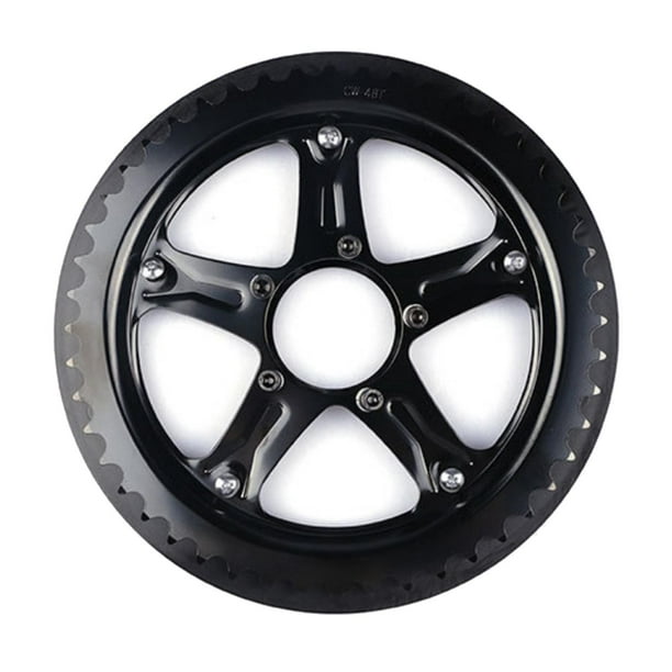 Chainwheel with Guard 44T 46T 48T 52T Rueda de cadena para BBS01 BBS02 Motor - Piñón de cadena para kits de cubierta de eléc