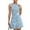 Cyan, variant on WTOBBY Women's Summer Casual Round Neck Sleeveless Floral Print Vest Sundress with Smocked Back and Elastic Waist for Daily Wear and Errands,BeigeS
