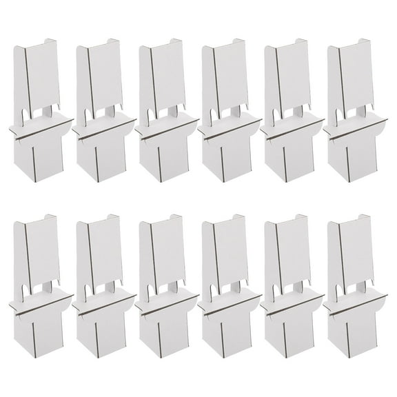 Raindrops  12 Pcs Poster Sign Stand Pedestals Paper Holder Work